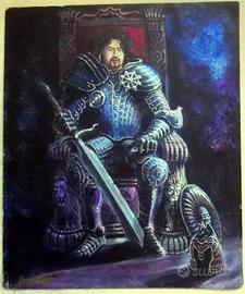 Quadro tecnica mista Ignazio Piacenti: Cavaliere