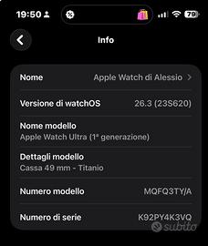 Apple watch ultra 1 piu apple care