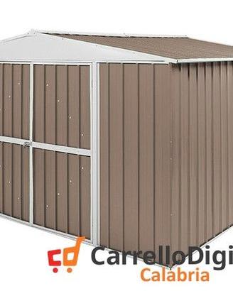 Box in Acciaio da giardino 360x345cm tortora