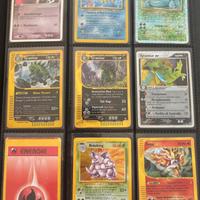 Lotto 45 carte pokemon vintage WOTC