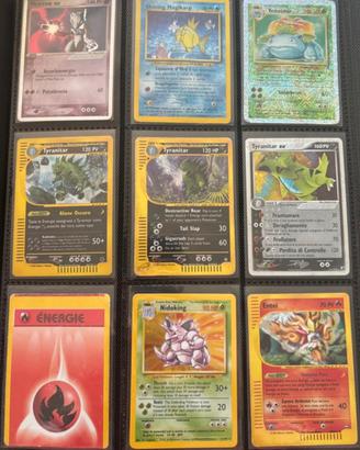 Lotto 45 carte pokemon vintage WOTC