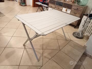 Tavolo da campeggio in alluminio