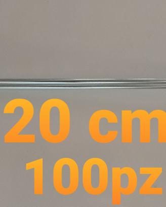 Ganci per espositori lunghezza 20cm (100pz)