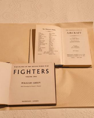 lotto 2 libri william green - aviazione militare -