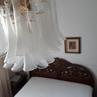 Lampadario camera 25 petali + aplique vetro Murano