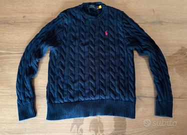 maglione invernale blu