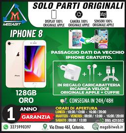 Iphone 8 128gb oro - totalmente originale