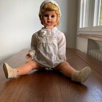 Bambola grande dell’800 “fatta a mano”