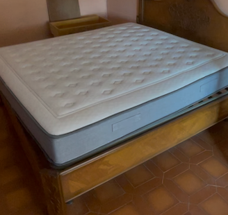 materasso matrimoniale + rete a doghe