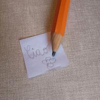 Matitone Gigante Arancione da Disegno e Scrittura