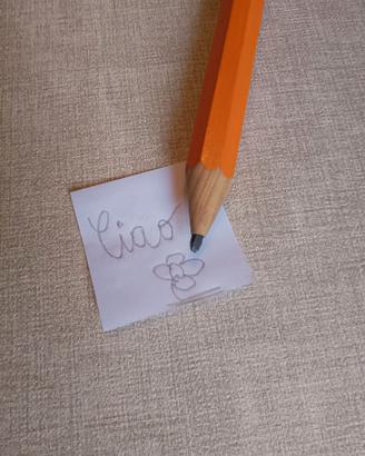 Matitone Gigante Arancione da Disegno e Scrittura