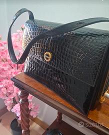 Borsa vintage nera Vero Cocco Bidenti