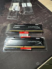 Kingston HyperX FURY DDR4 2x8 gb