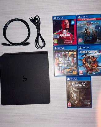 Ps4 slim + controller originale + 5 giochi