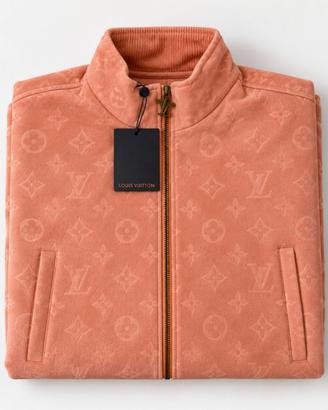 Bomber Color Pesca con Pattern in Rilievo, Stile R