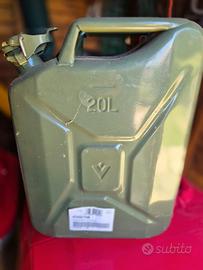 Tanica metallica per combustibile 20l.