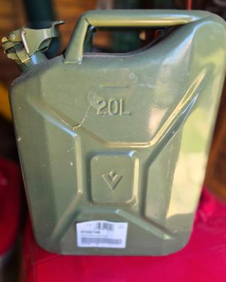 Tanica metallica per combustibile 20l.