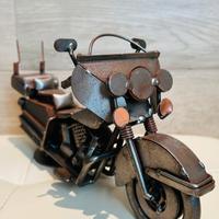 Moto Artigianale in Metallo - Scultura Vintage