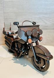 Moto Artigianale in Metallo - Scultura Vintage
