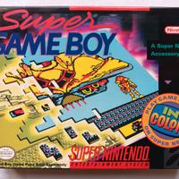 Scatola del Super Game Boy per Super Nintendo SNES