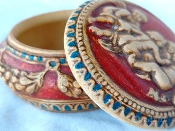 Scatolina Artistica Portagioie Vintage Sp compresa