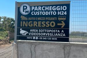 Parcheggio custodito 24 h con perdonale presente