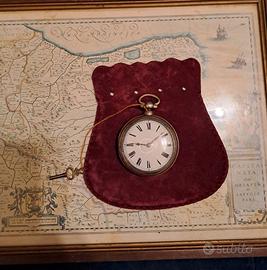 Orologio da tasca a verga "S. Tanner - Lewes" arg