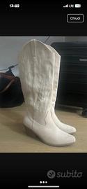 Stivali texani bianchi 39