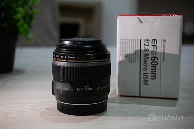 Canon EF-S 60mm f/2.8 Macro USM – Come Nuovo – 250