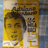 Spartito musicale originale vintage