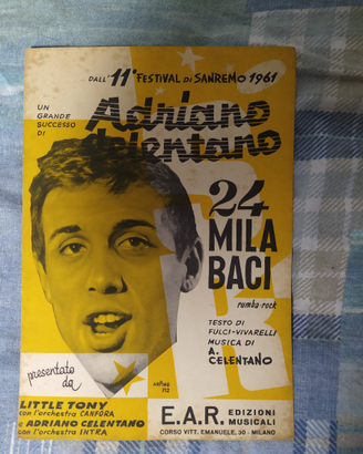 Spartito musicale originale vintage