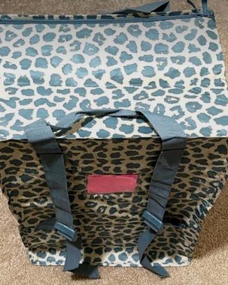 Borsa Zaino IKEA PLUGGHÄST  Leopardata Rara Nuova