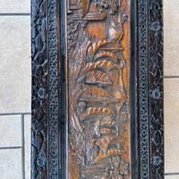 Baule antico lavorato cinese Macao