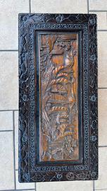 Baule antico lavorato cinese Macao