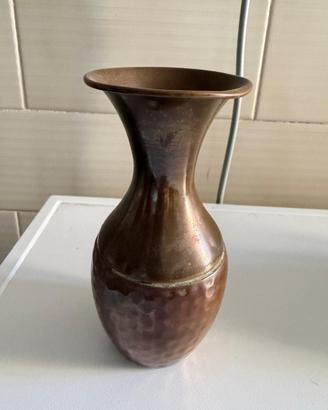 Vaso in rame martellato vintage stile retrò anni