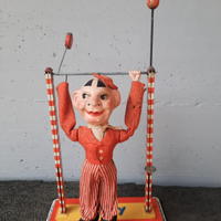 Giocattolo anni 40/50 Jimmy Clown Acrobata