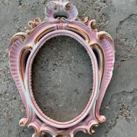 Cornice  ornamentale ceramica rosa