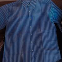 Camicia OVS Oviesse righe blue celesti mis. XXL