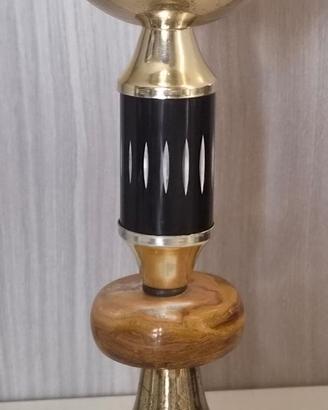 Coppa / Trofeo Vintage Dorato con Base in Marmo