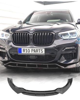 SPOILER LIP BMW X3 G01 18-20 LOOK M NERO LUCIDO