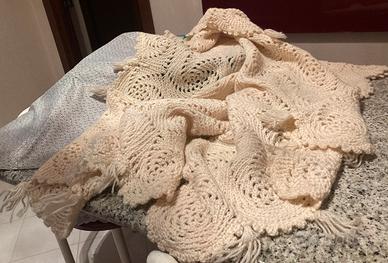 Copertina x culla Pura lana vergine italiana