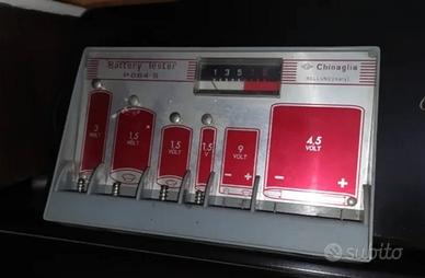 Chinaglia Battery Tester P664 S strumento vintage
