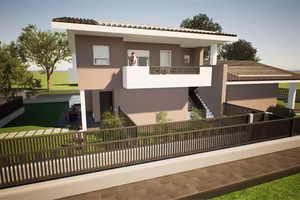 Nuova Trifamiliare ingressi indipendenti e giardin