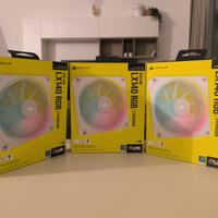 Corsair LX140 RGB - Set 3 ventole nuove bianche