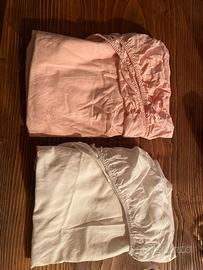 Lenzuolo sotto con angoli per 70x140cm