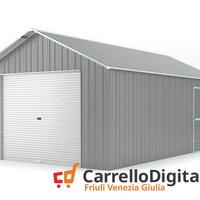 Baracca cantiere 438x724 saracinesca grigio chiaro