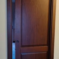 Porta scorrevole artigianale in legno