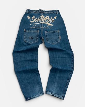 SouthPole Baggy Jeans Y2K Streetwear