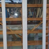 FINESTRE PVC USATE BIANCHE ANTA RIBALTA DOPPIO VET