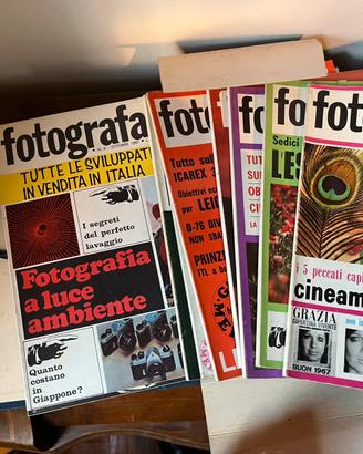 Riviste fotografiche anni 60 set completo